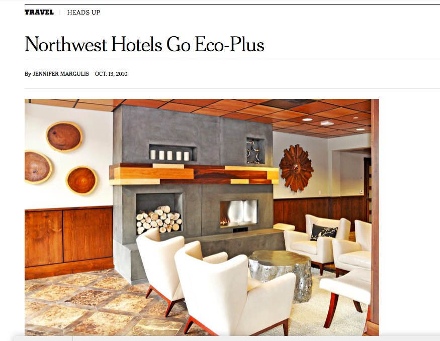 Eco-luxe. Hotels in the Pacific Northwest combine luxury with eco-friendly strategies. | Jennifer Margulis
