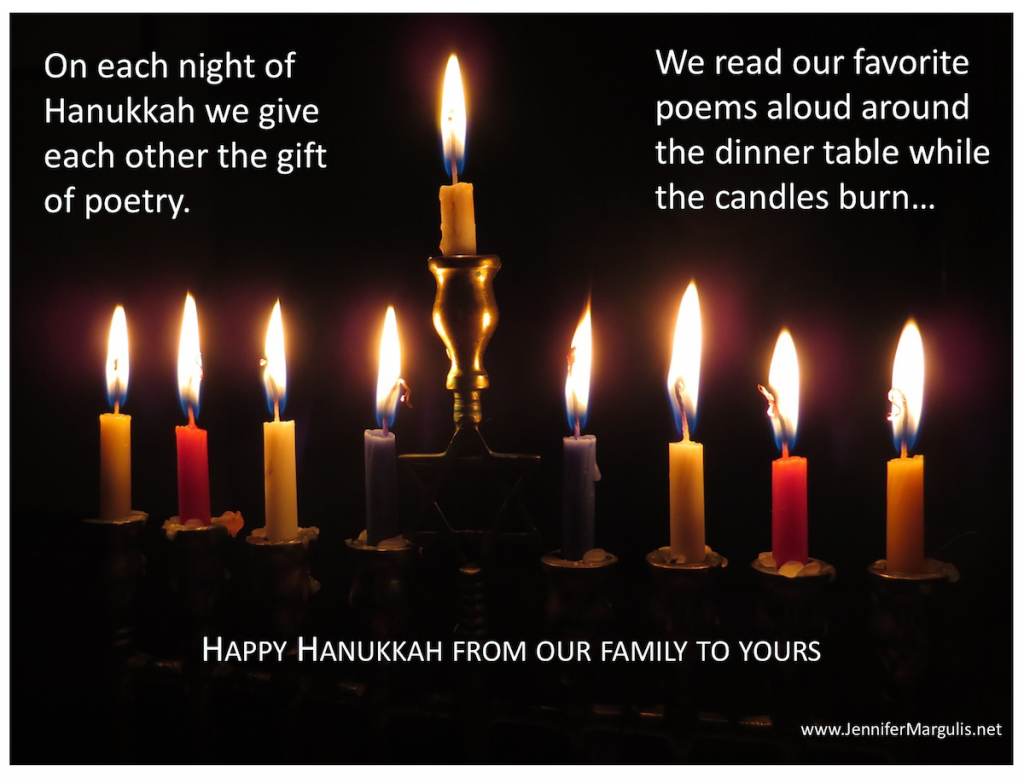 On each night of Hanukkah we enjoy exchanging poems instead of giving gifts | Jennifer Margulis, Ph.D.