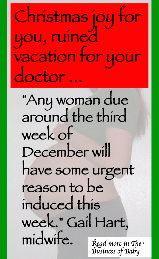 Christmas joy for you, ruined vacation for your doctor. Facebook memes made by Jennifer Margulis, author of Your Baby, Your Way.