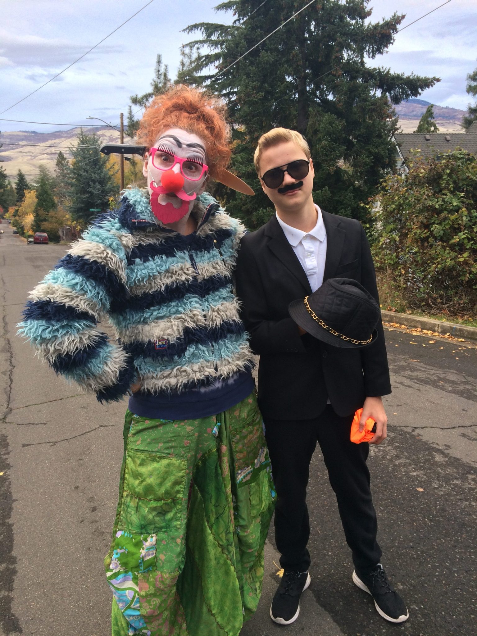 Scenes from the Halloween parade in Ashland, Oregon