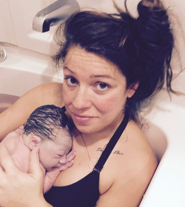 Why this healthy, beautiful mom chose to free birth her baby in the bathtub unassisted