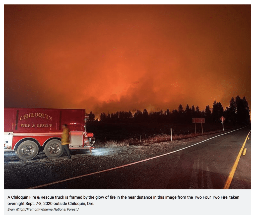 Wildfires in southern Oregon spurring worry, evacuations. Is this the new climate reality? Via Jennifer Margulis, Ph.D.